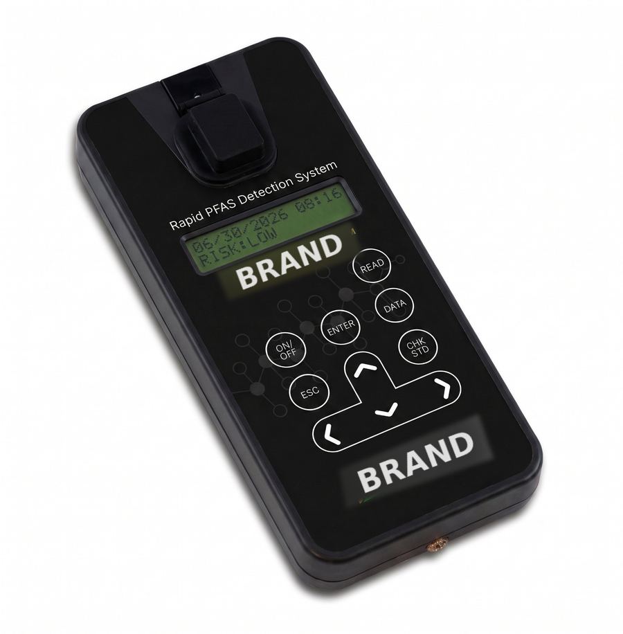 Handheld device on white